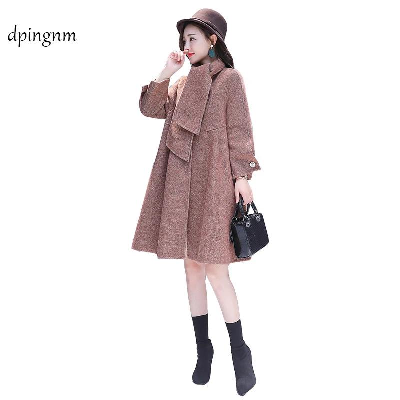 Survêtement Mélange 0 Veste Slim Longue Et Hiver Laine Solide Manteau Femmes tq4gwZzq