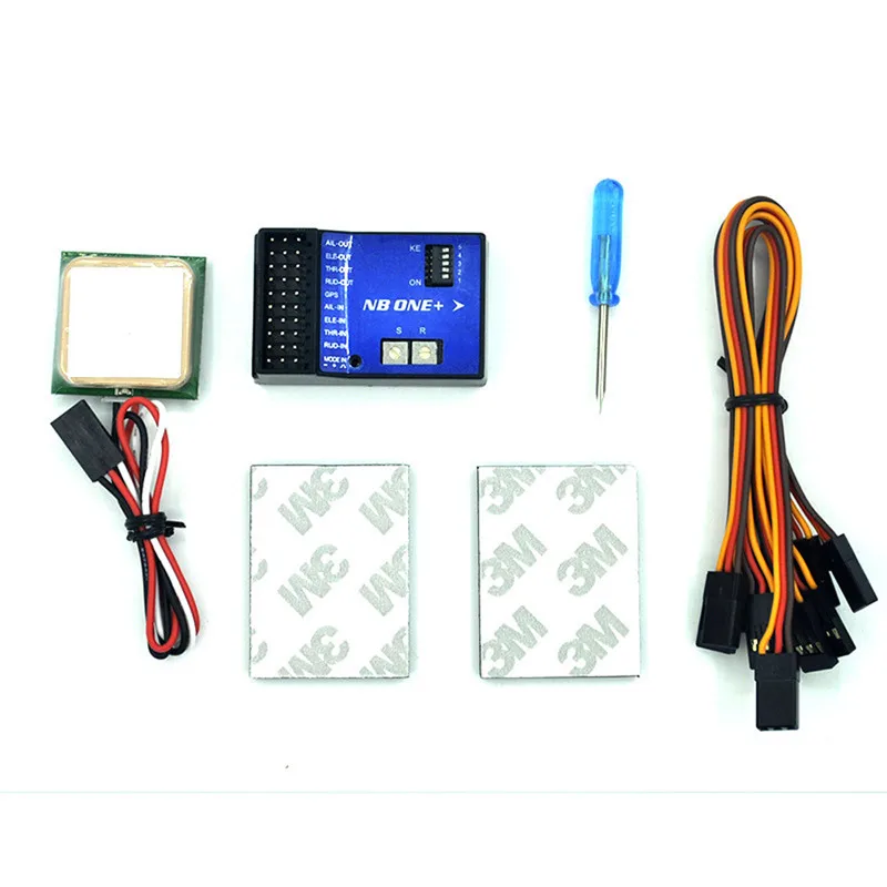

NB One 32 Bit Flight Controller Built-in 6-Axis Gyro With Altitude Hold Mode + GPS Module for FPV RC Fixed Wing For RC Airplane