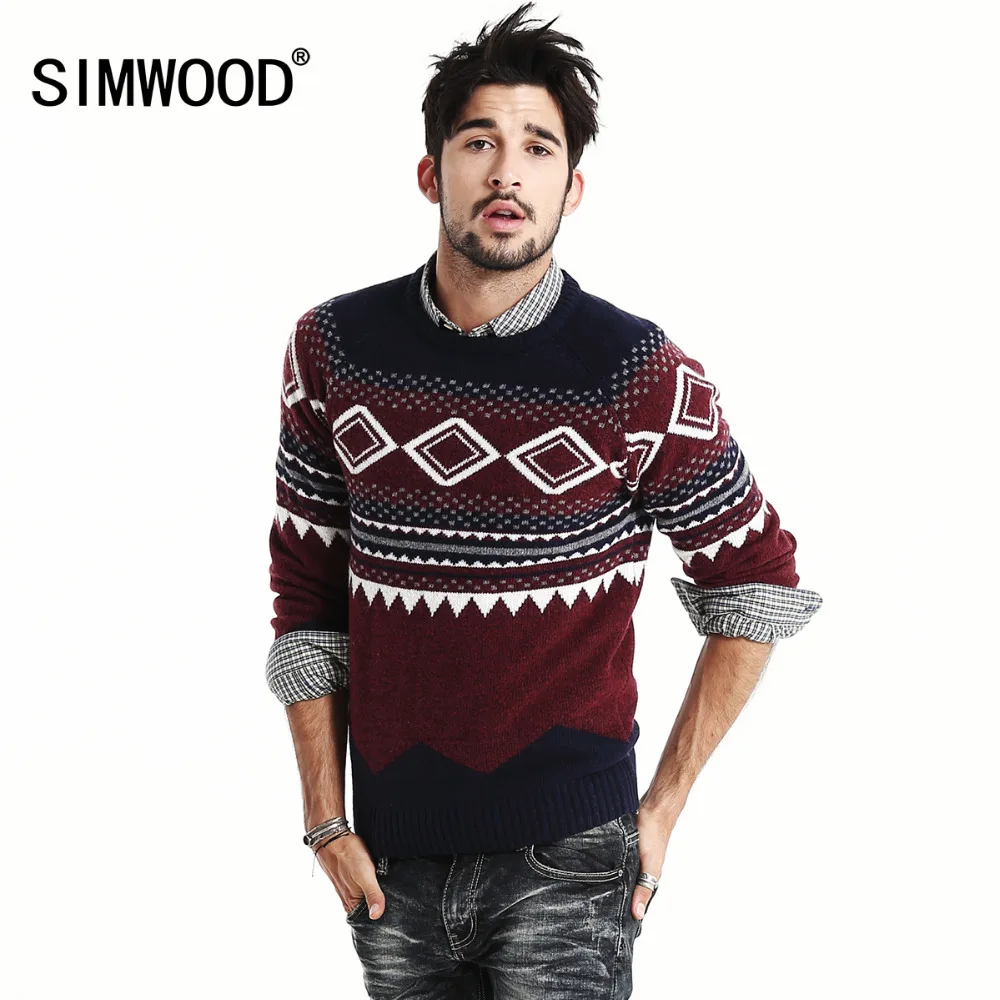 Spring Winter 2018 New Arrival Brand Men Wool Sweater O
