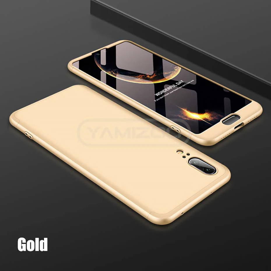 YAMIZOO 360 Full Cover For Huawei P20 P10 Lite Case Luxury Hard Phone Case P10 Plus With Glass Case For Huawei P20 Pro Case On (8)