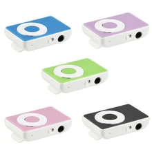 Monsunx Hifi мини металлический зажим USB MP3 плеер Поддержка микро SD TF карта Музыка Медиа Прямая Портативный мини MP3 плеер