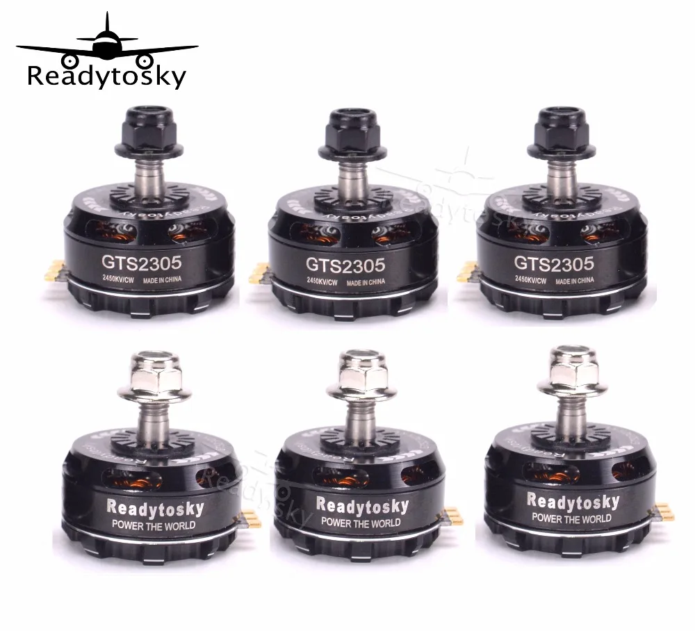 6 шт./лот readytosky GTS2305 GT2305 2305 2450KV/2700KV безщеточный 3-5 s для марсианин QAV-R 220 мм FPV RC гоночный Drone