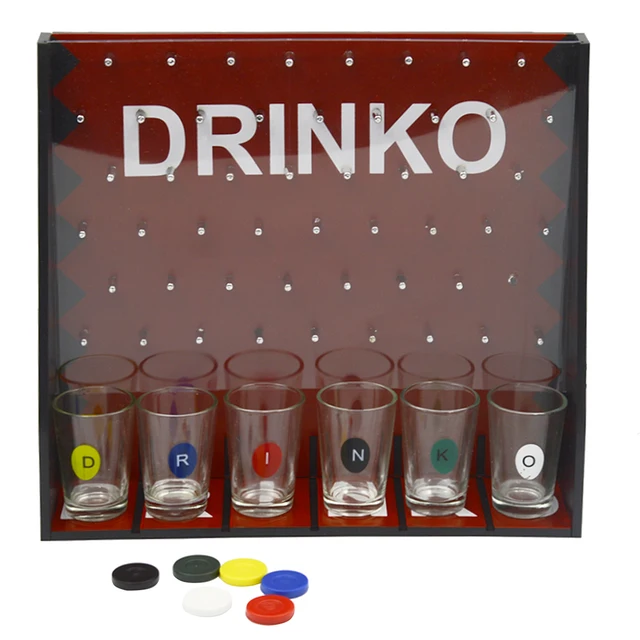 Funny Shot Glass Bar Party Drinking Game Set Family Friends Fun Table