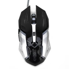 USB оптическая игровая мышь 3200 dpi регулируемая с 4 Светодиодный светильник для дыхания профессиональная компьютерная мышь для ноутбука PC Gamer Overwatch Dota 2