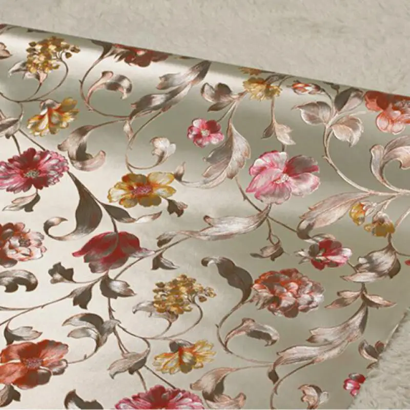 Modern Gold Foil Living Room Wallpaper Beautiful Embossed Waterproof