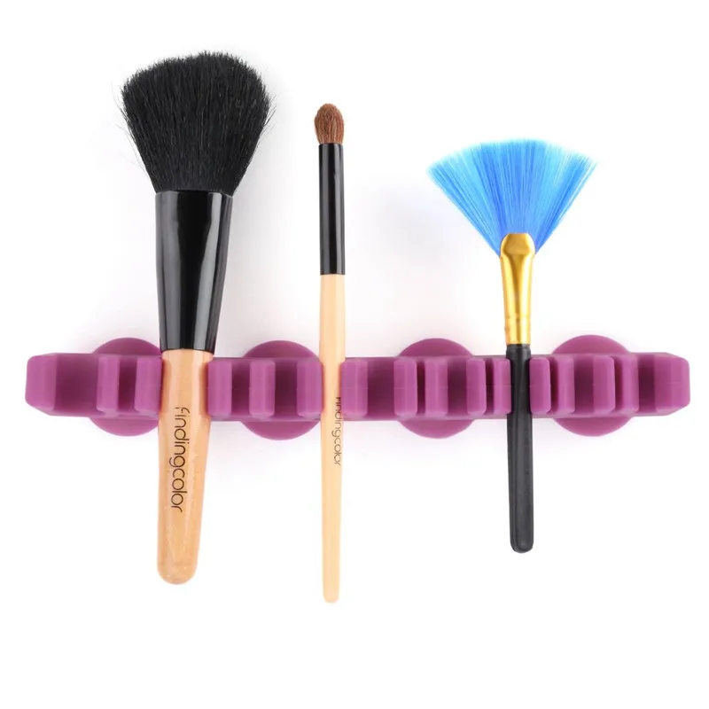 Buy 1Pcs Makeup Brush Holder Silicone Make up Brush