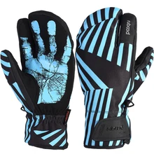 Зимний теплый непродуваемый перчатки для спорта на открытом воздухе удобные мужские и женские сноубордические перчатки для снегохода мотоцикла