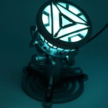 Avengers 1:1 Iron Man Arc Reactor Prop Repica Action Figure Remote Light Arc MK2 Iron Man DIY Model Assembled Chest Lamp Toys Avengers 1:1 Iron Man Arc Reactor Prop Repica Action Figure Remote Light Arc MK2 Iron Man DIY Model Assembled Chest Lamp Toys