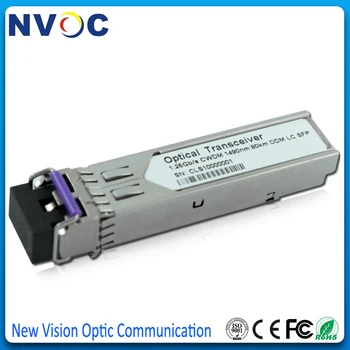 

1.25G 1490nm 80km SFP CWDM Transceiver SFP Module LC Optical Module,Dual LC 1.25G 1490nm 80km CWDM SFP Transceiver with DOM