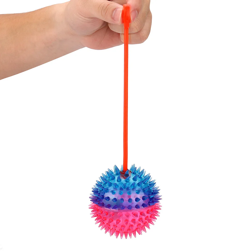 Забавный игрушечный подарок антистресс мальчик девочка взрослый jumbo Kawaii мигающие шарики-иглобрюхи Сжимаемый стресс Сжимаемый игрушка шар