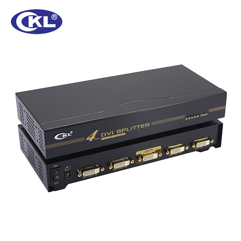 CKL DVI-94E 4 Порты и разъёмы разделитель DVI 1x4 разделитель DVI коробка