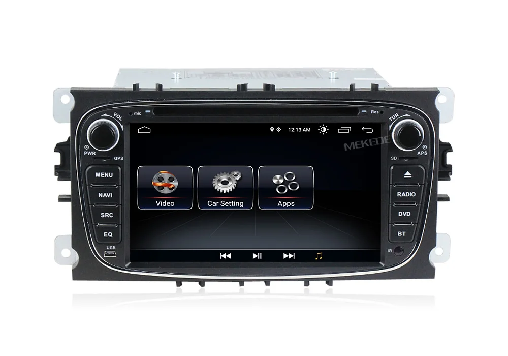 Clearance Android 8.0 1024*600 Car DVD Player radio audio for Ford Focus Mondeo Galaxy S-Max C-max With GPS Navigation BT RDS WIFI DAB OBD 25