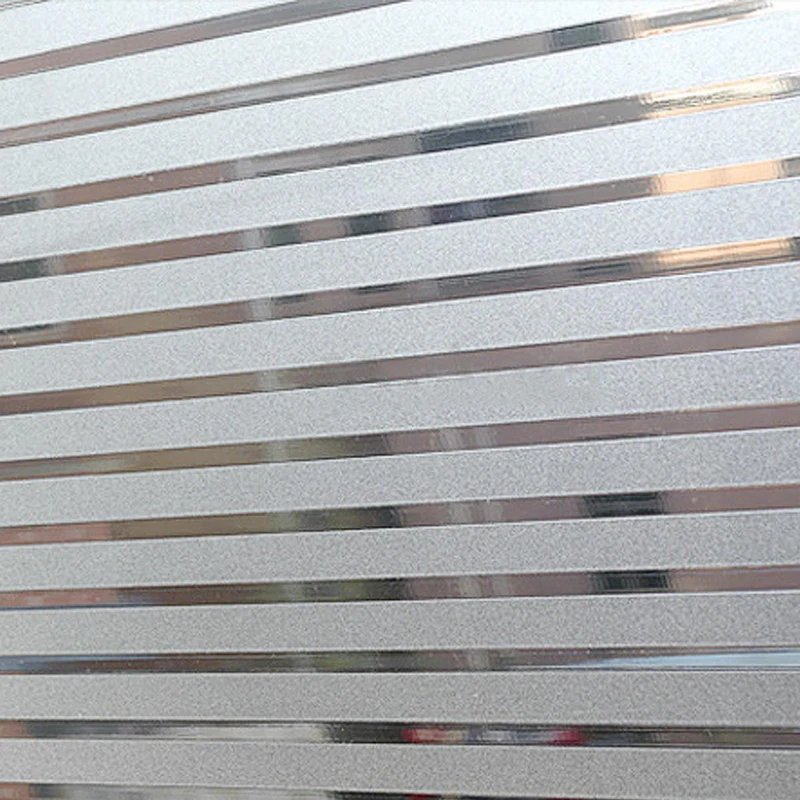 Водонепроницаемый туманный конфиденциальности пленки для окна ванной комнаты Стекло статическая пленка ПВХ полоса стикер для украшения дома