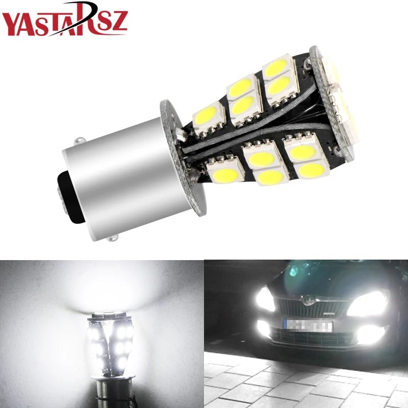 

1PCS 1157 BAY15D 18SMD CANBUS OBC No Error Signal DRL P21/5W Red/Yellow/White Car 18 LED DC 12V Light Bulb Parking Car Light