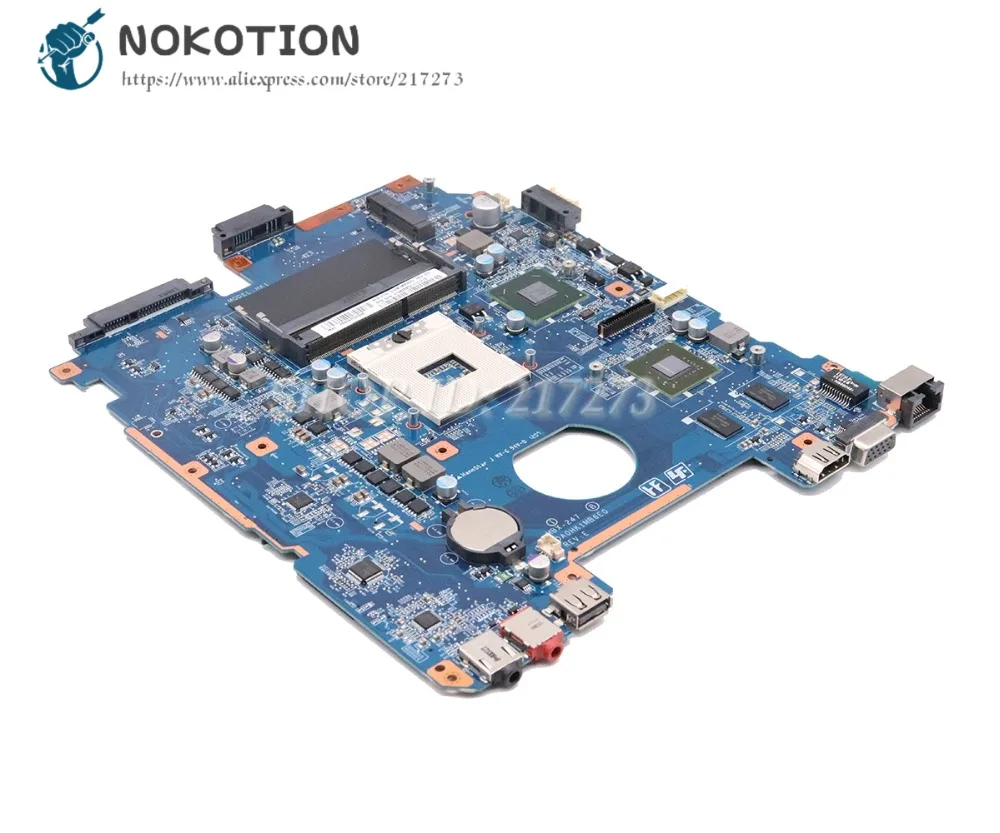 NOKOTION для Sony Vaio pcg-71912l Материнская плата ноутбука DA0HK1MB6E0 A1848625A MBX-247 основная плата HM65 DDR3 GT410M видео карты