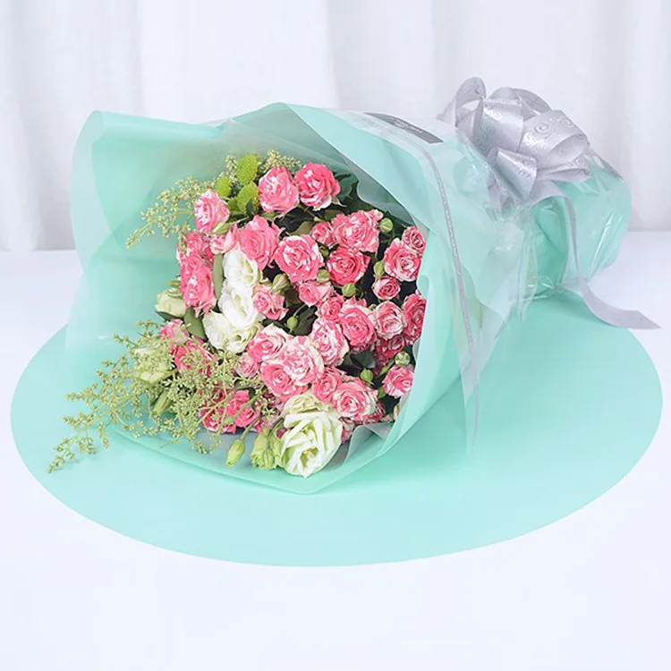 

Round Flower Packing Paper Translucent Waterproof Bouquet Packing Paper Florist Decoration 20pcs/lot Korean Gift Wrapping