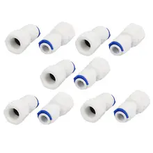 1/4-дюймовый разъемным трубки x M12 резьба Quick Connect 10 шт. для RO водопроводный кран