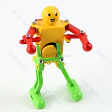1pc Clockwork Spring Wind Up Dancing Robot Toy Children Kids Gift