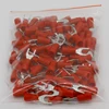 SV1.25-4 Red Furcate Fork Spade 22~16AWG Wire Crimp pressed terminals Cable Wire Connector 100PCS/Pack SV1-4 SV ► Photo 2/2