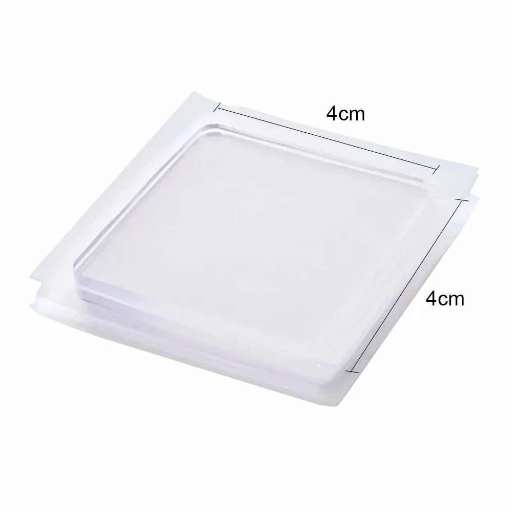 4PCS/Set Transparent Portable Pad Silicone Non-Slip Washing Machine Non-toxic Shock Absorbing Mat Anti Vibration