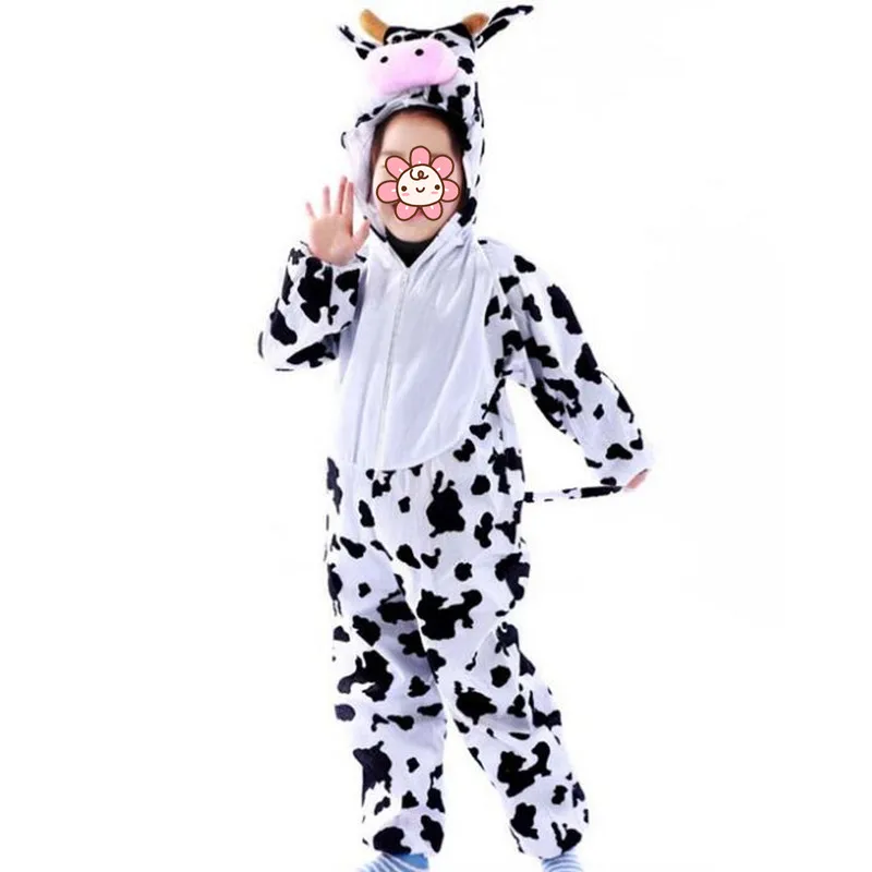 Children Kids Animal Milk Cow Costume Boys Girls Cosplay Jumpsuits Costumes Fancy Dress Party Decor Purim Halloween Christmas Children Kids Animal Milk Cow Costume Boys Girls Cosplay Jumpsuits Costumes Fancy Dress Party Decor Purim Halloween Christmas
