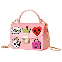 Umhängetasche weiblichen handtasche cartoon mini tasche kette platz jelly taschen frauen handtasche kleine tasche