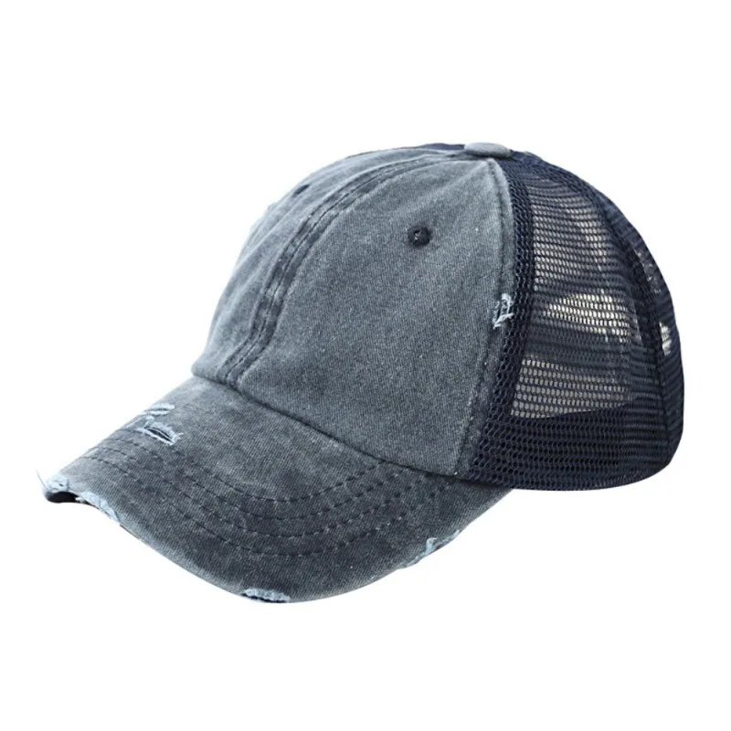 1 шт. шапка с хвостом для женщин и мужчин хлопок Регулируемая Солнцезащитная шляпа навес из сетки Теннисный корт бейсболка кепка женская - Цвет: DG