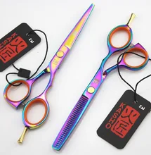 New Arrival KASHO 5.5 Inch Hair Cutting Scissors Professional Barber Hairdressing Scissors High Quality Thinning Shears VH026