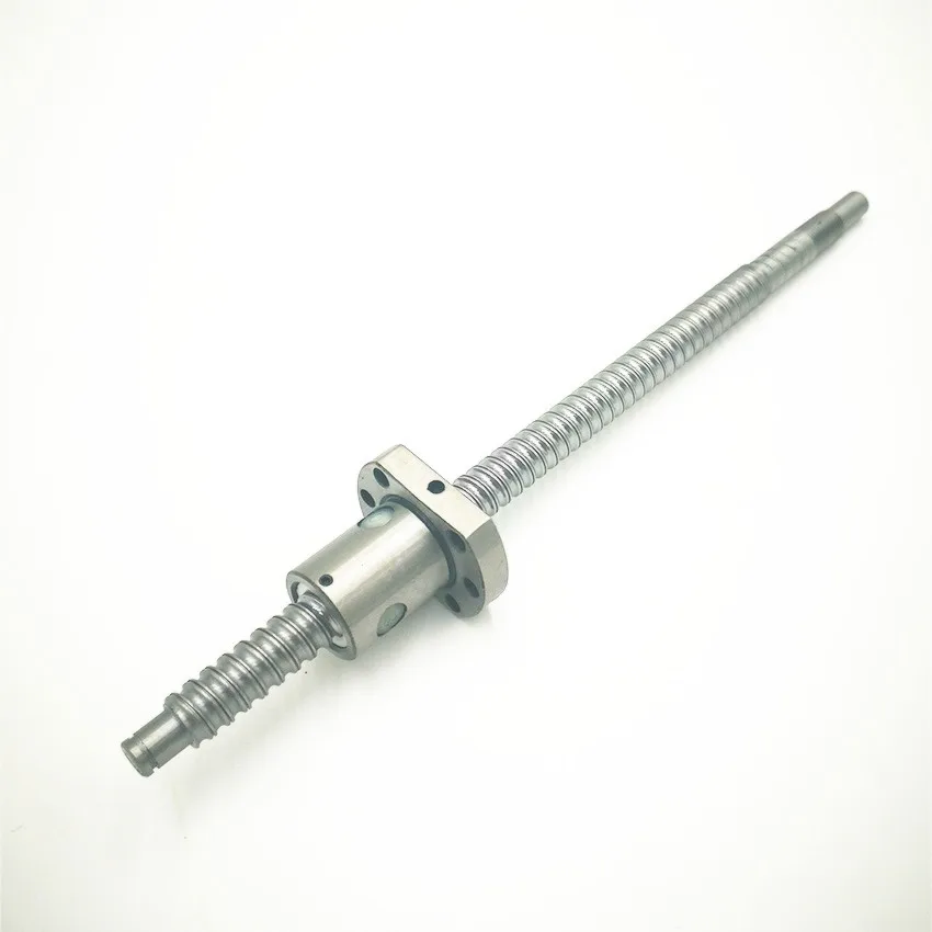 

FREE SHIPPING machined 1204 Ball Screw Rolled C7 ballscrew SFU1204 150 200 250 300 350 400 450 500 550 600 650 mm for CNC parts