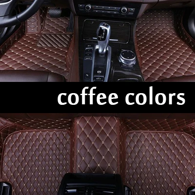 3d Car Styling Carpet Car Floor Mats For Mercedes Benz W164 W166 Ml Gle Ml350 Ml400 Ml500 Custom Carpet Fit - Название цвета: coffee colors