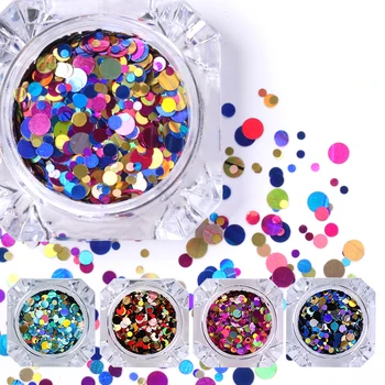 

AB Chameleon Color sequins for crafts Nail Art Glitter Flakes UV Gel Polish Round Flower Decor Toolstte Decor Tools