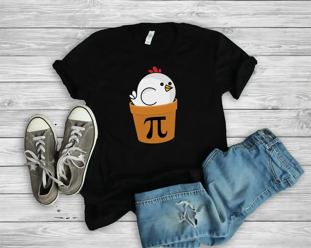 

Chicken Pot Pi tShirt Pi Day T-Shirt Funny Math Gift Math Teacher T-Shirt Math Teacher Gift Mathematics Major Shirt