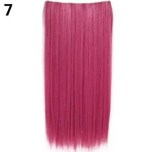 

Clip In Colorful Hairpiece Synthetic Straight Hair Cosplay Ponytail Extensions