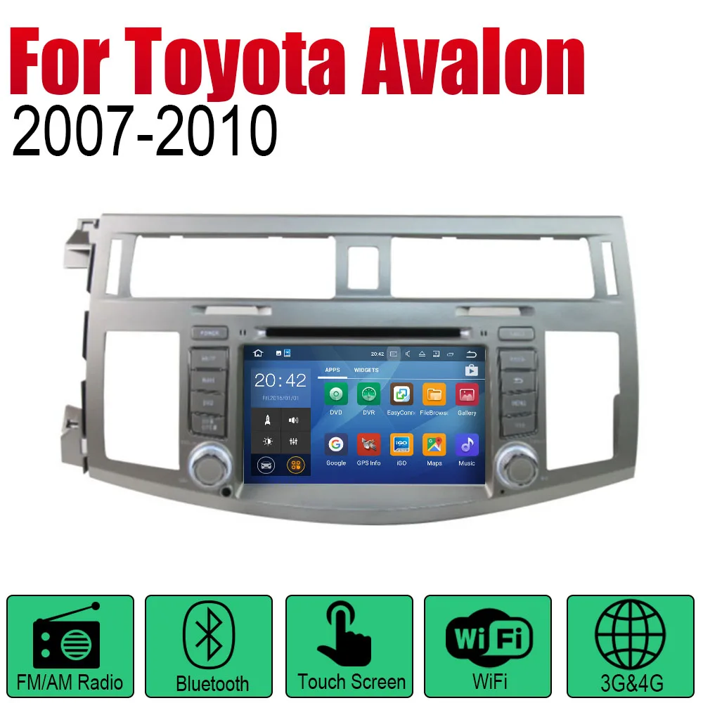 ZaiXi Android 2 Din автомобильное радио, DVD для Toyota Avalon 2007~ 2010 автомобильный мультимедийный плеер gps навигационная система Радио стерео - Цвет: Standard machine