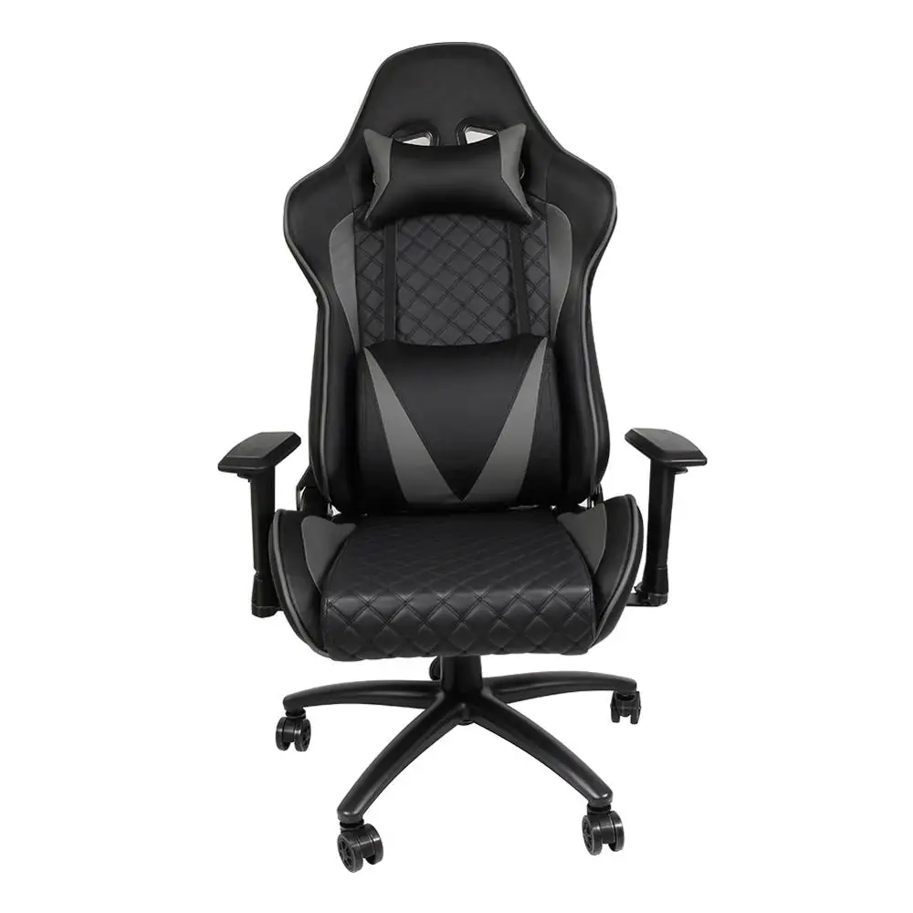 

Ship From US Ergonomic Computer Gaming Chair Racing High Back PU Leather Adjustable Angle with Headrest Lumbar Support