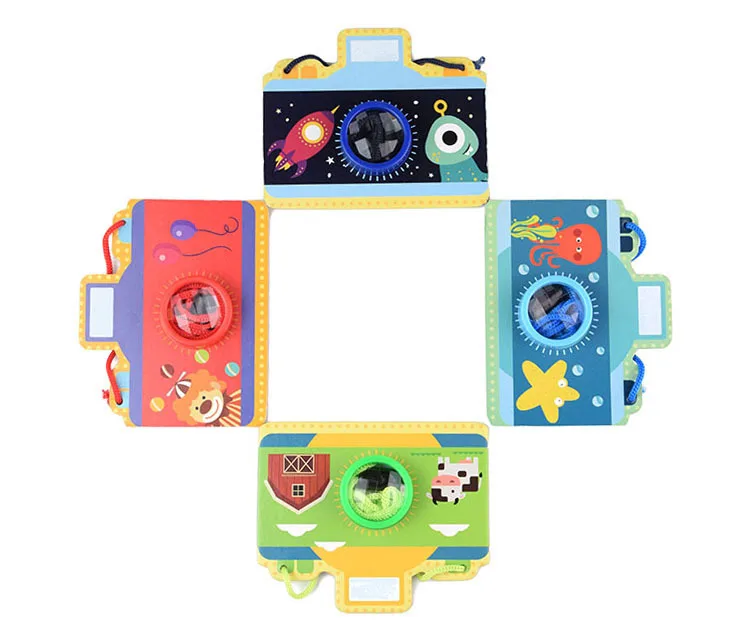 Классическая Детская игрушка Моделирование цветная камера поли Prism игрушка-калейдоскоп волшебный калейдоскоп картона Бумажные Игрушки