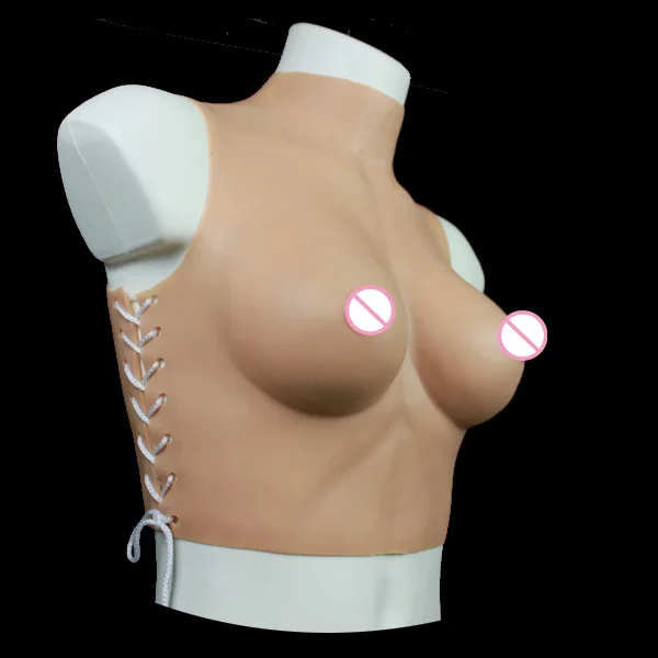 ST-5 E CUP top quality realistic silicone breast forms easy curves bust enhancer artificial breasts crossdresser