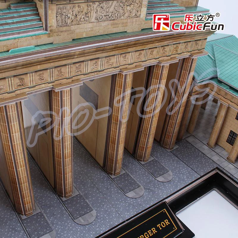 Новогодний подарок brandenberg Tor 3D Пазлы Модель DIY украшения сборки игрушки игра головоломка для взрослых Коллекция развивающая игрушка