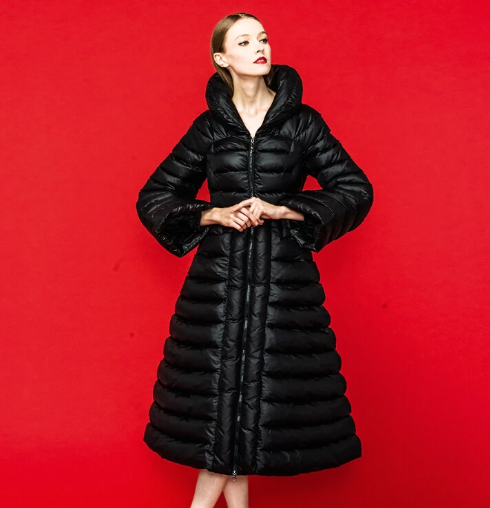 

2017 Winter jacket 90% Duck down jackets Women down parka thicken coat Slim Long coats woman outwear fashion overcoat