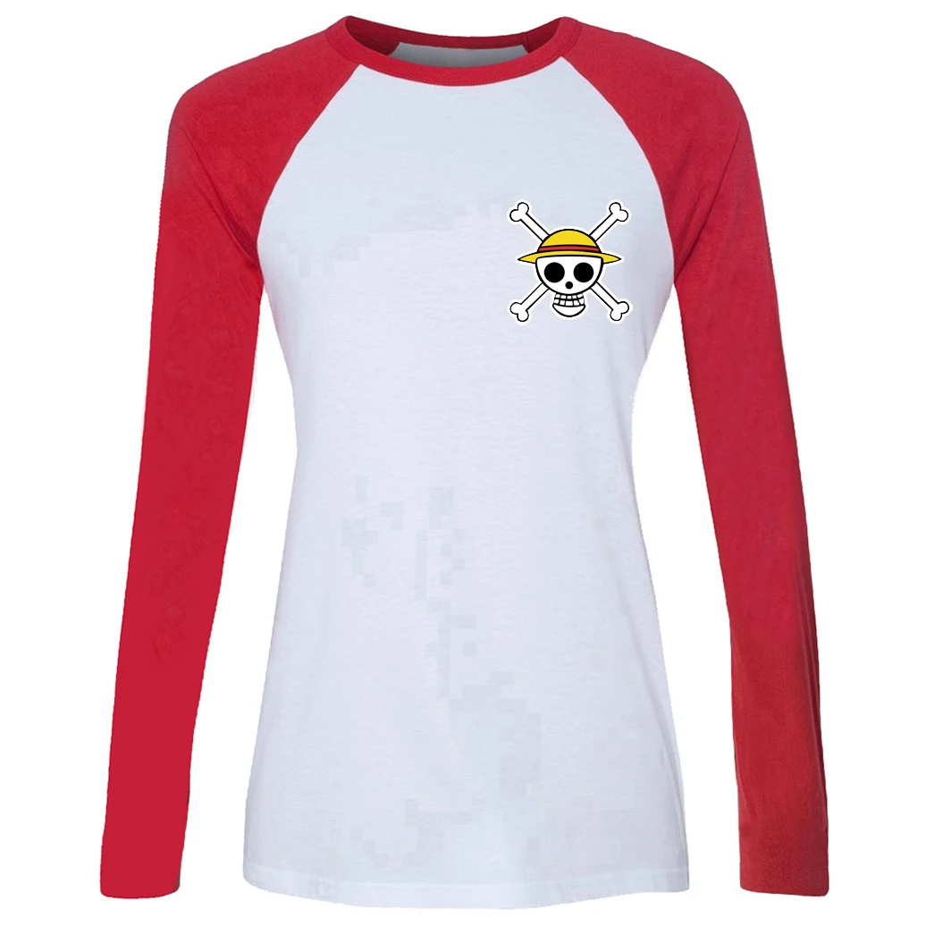 The Nightmare Before Christmas Jack Skellington Skull T Shirt Women Girl Japanese e Piece Anime Tshirt Raglan Long Sleeve Tees in T Shirts from Women s