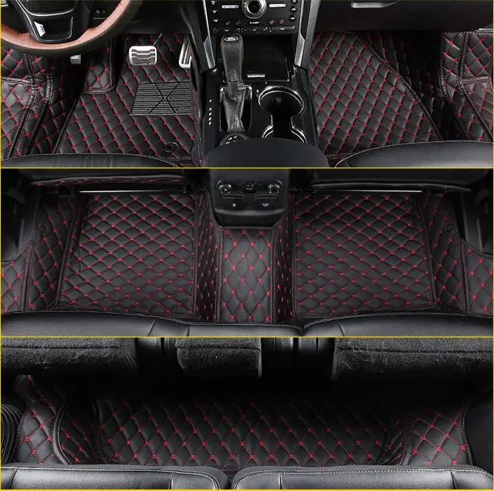 

JIOYNG 3D Slush Floor Mats Foot Pad Mat For 13-18 Ford Explorer 2013 2014 2015 2016 2017 2018 5/7Seats (6colors) BY EMS