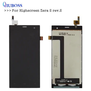 

100% Tested For Highscreen Zera S rev.S LCD Display+Touch Screen Digitizer Assembly Replacement Parts