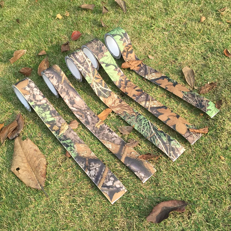 5 м DIY Кемпинг Охота Camo Stealth клейкие ленты открытый стрельба инструмент камуфляж армейский маскирующие наклейки Biomimetic украшения плёнки