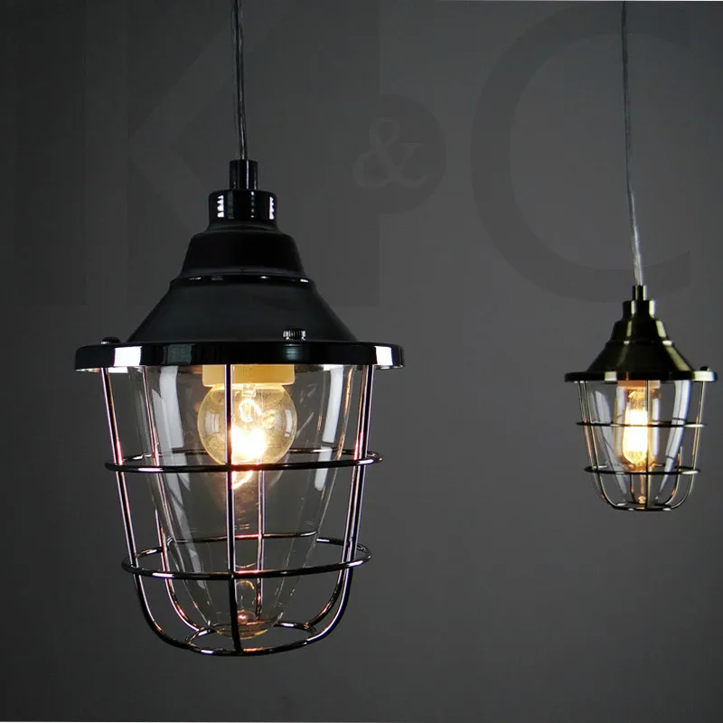 Vintage Pendant Lights Retro Edison bulb Hanging Lamp Wrought Iron Lighting Fixture luminaire Dining room droplight