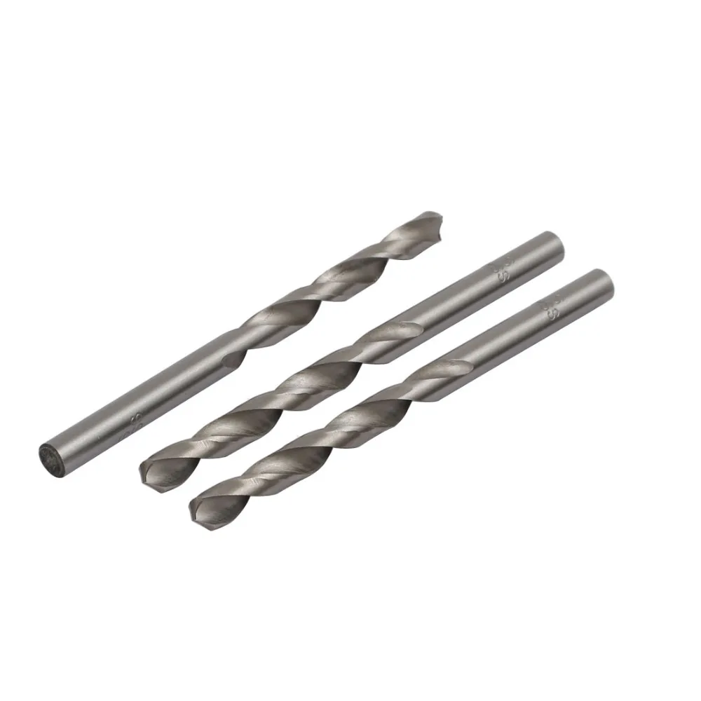 uxcell Straight Shank 5.8mm Diameter HSS Twist Drill Drilling Hole Bits 10 Pcs