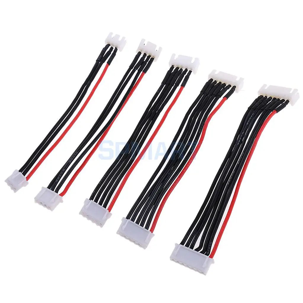 JST-XH 2S 3S 4S 5S 6S LiPo Balance Cable Charging Power Wire 10cm for RC Drone FPV Quadcopter Rechargeable Lipo Battery