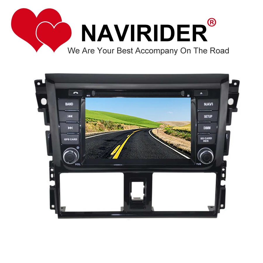 

car dvd Fit for TOYOTA YARIS 2014 stereo navigation HU tape recorder multimedia radio GPS android 8.1.0 head unit