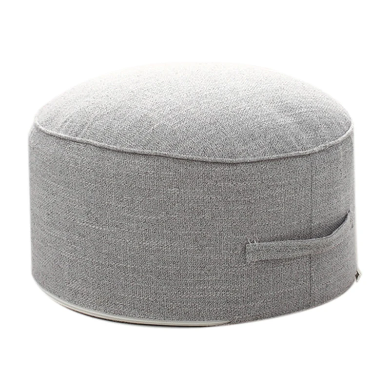 LIXF дизайн круглая высокопрочная губчатая подушка для сиденья татами подушка для медитации йоги круглый коврик подушки для стула - Цвет: Light Grey