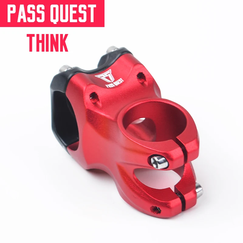 

Ultralight Bicycle Stem PASS QUEST Aluminum Alloy Bicycle stem DJ/AM/FR/DH Downhill Mountain Bike stem 0 degree 45mm Tube Neck
