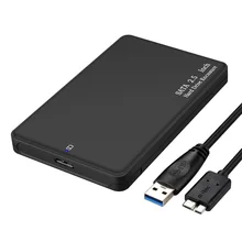 Прозрачный чехол для внешнего жесткого диска USB 3,0 SATA HDD 2,5 дюйма